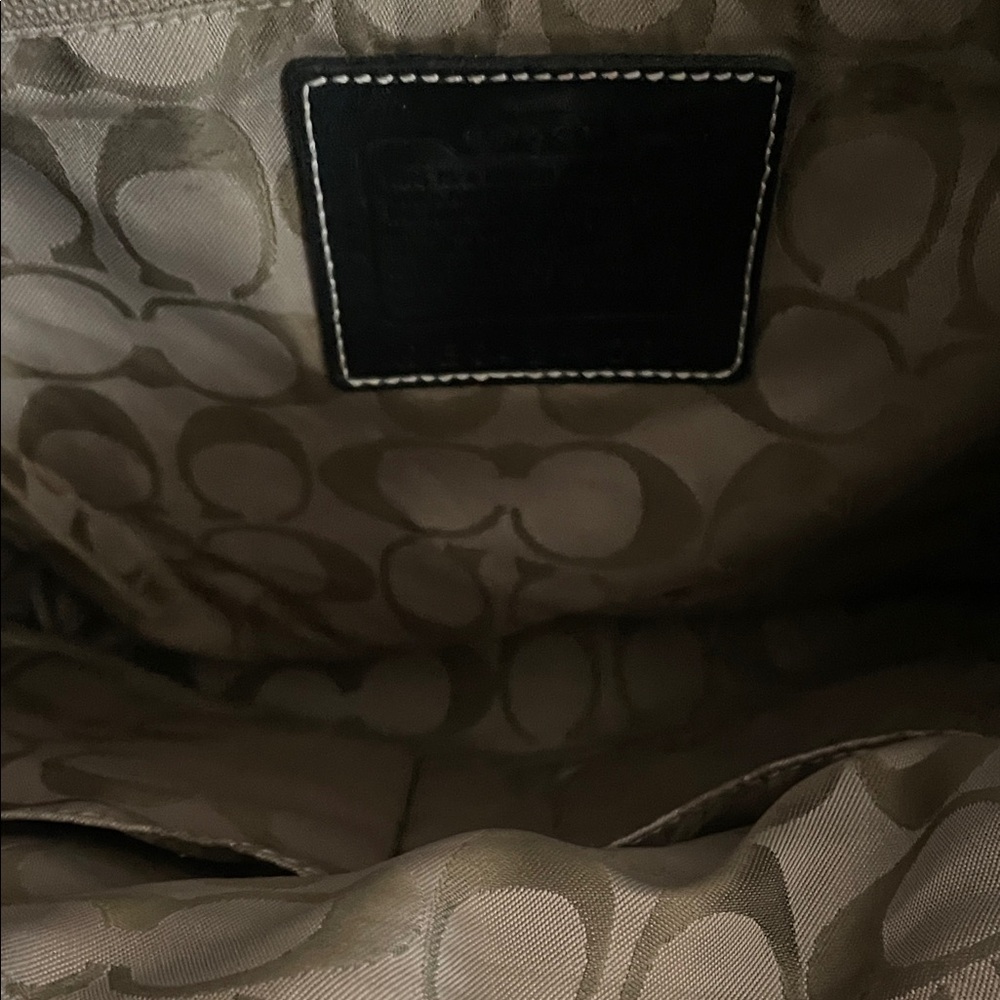 Vintage Coach Black Nylon leather trim 4290 - Picture 6 of 8